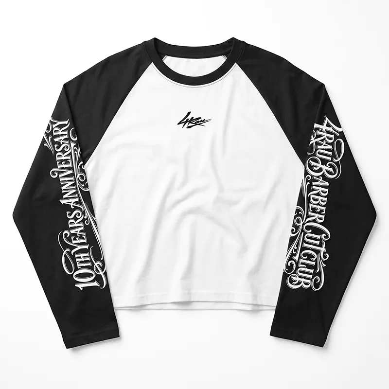 4RAU RAGLAN LONGTEE - BLACK